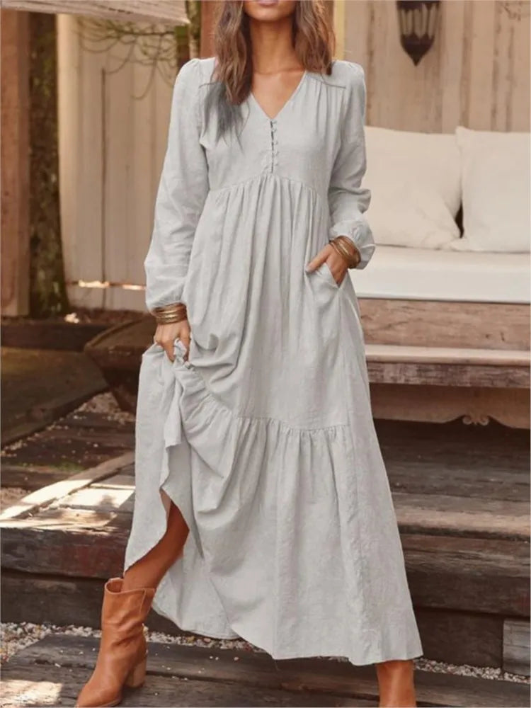 Shannon Classic Long Sleeve Dress