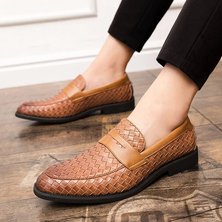 Tyler | Classic Woven Loafers Shoes