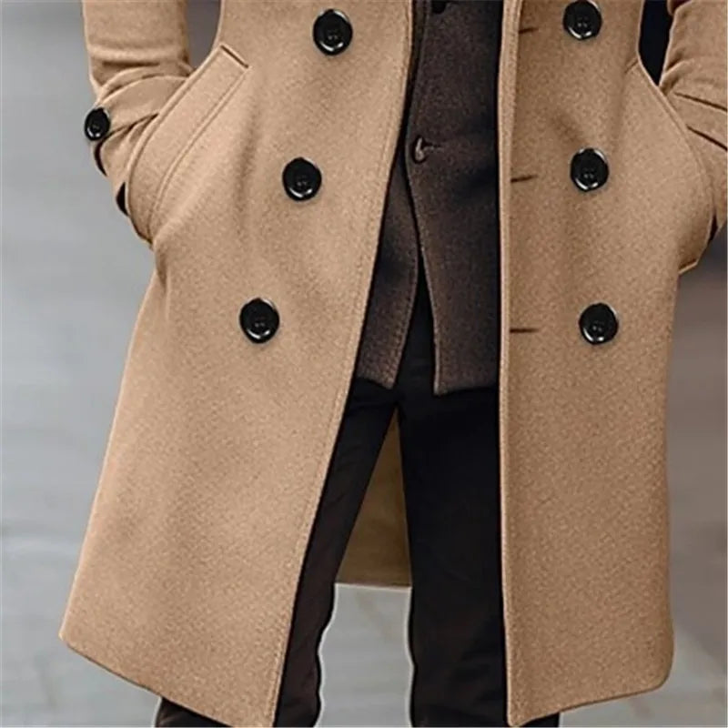 Adam | Prestige Double-Breasted Wool Coat