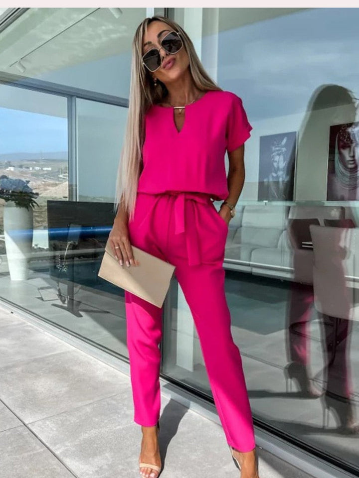 Denise | Elegant Jumpsuit Tops+Pants