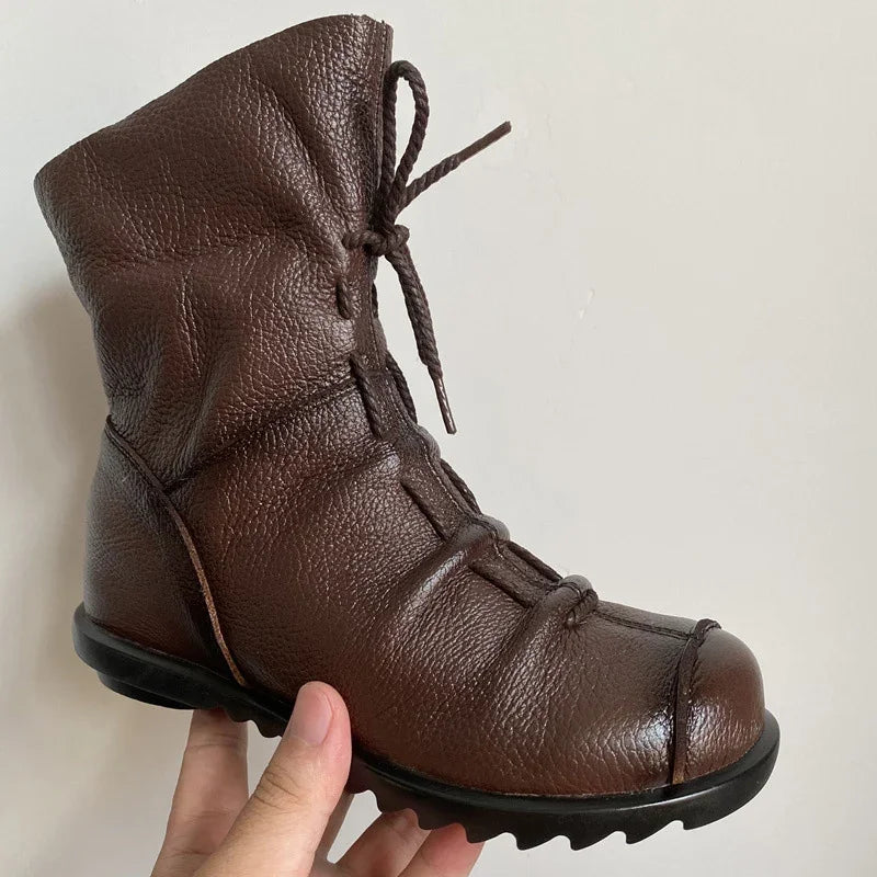 Camila | Cozy Chic Leather Boots