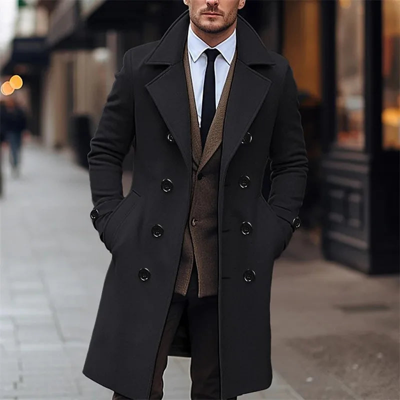 Adam | Prestige Double-Breasted Wool Coat