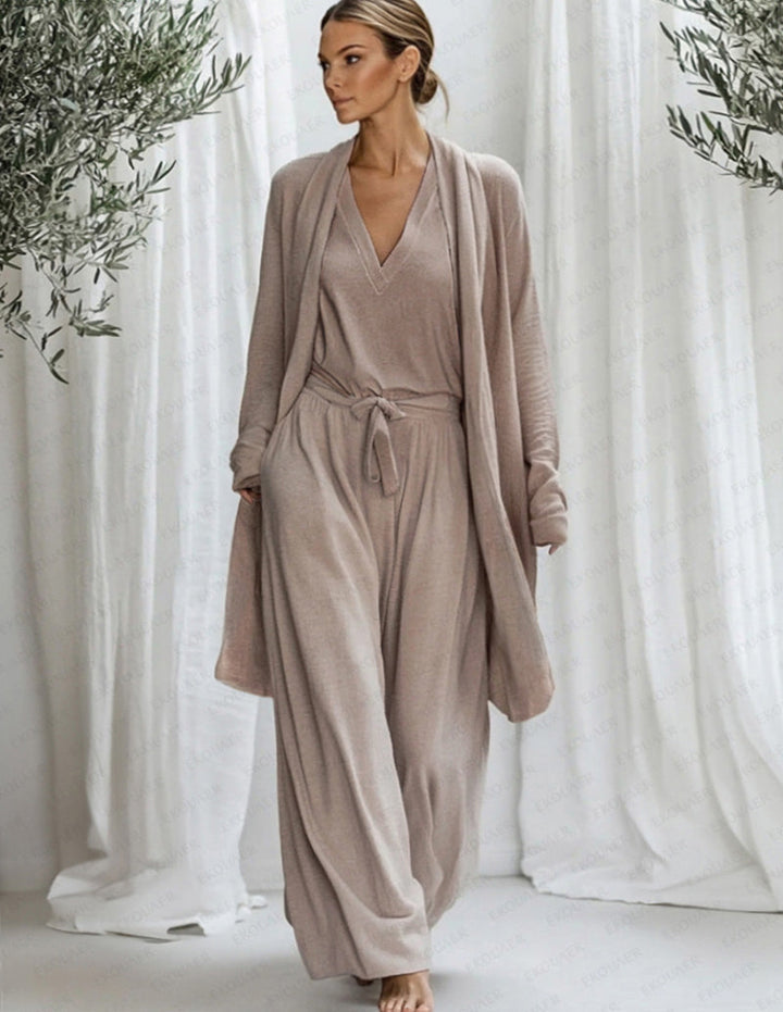 Anna | 3-piece Comfy Lounge Set Jumpsuit