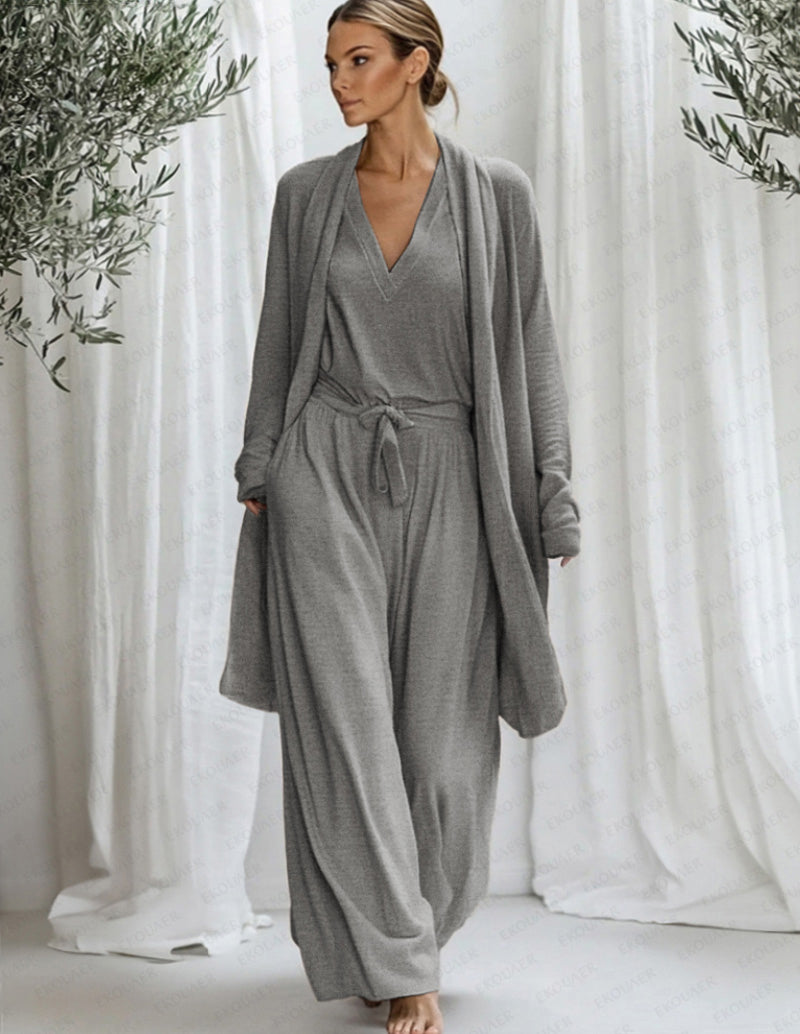 Anna | 3-piece Comfy Lounge Set Jumpsuit