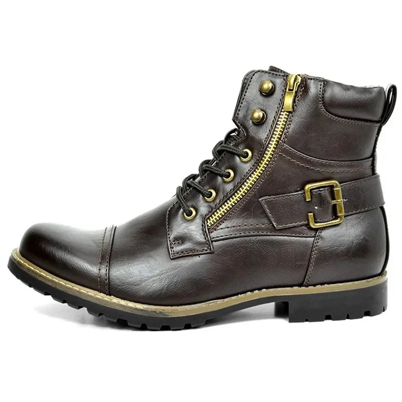 Oliver | Leather Boots with Laces