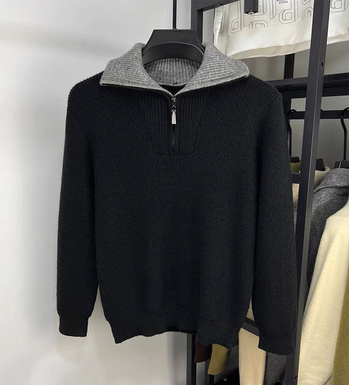 Phillip | Turtleneck Sweater with Ribbed Texture