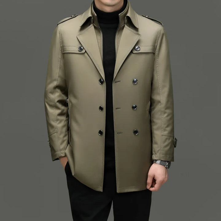 Patrick | Elegant Double-Breasted Overcoat