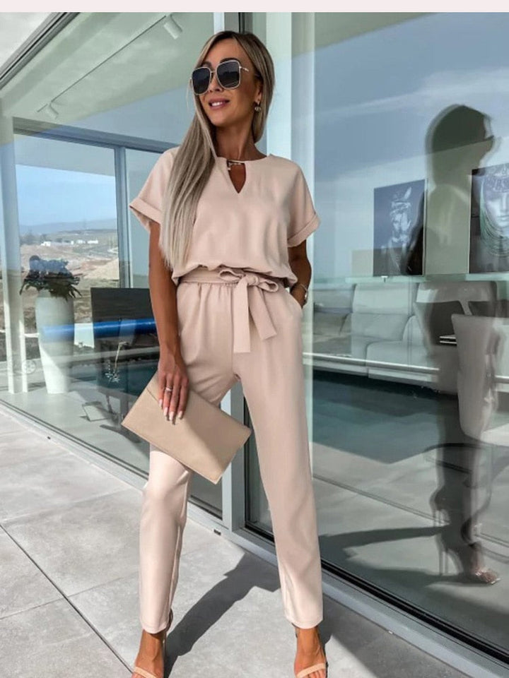 Denise | Elegant Jumpsuit Tops+Pants