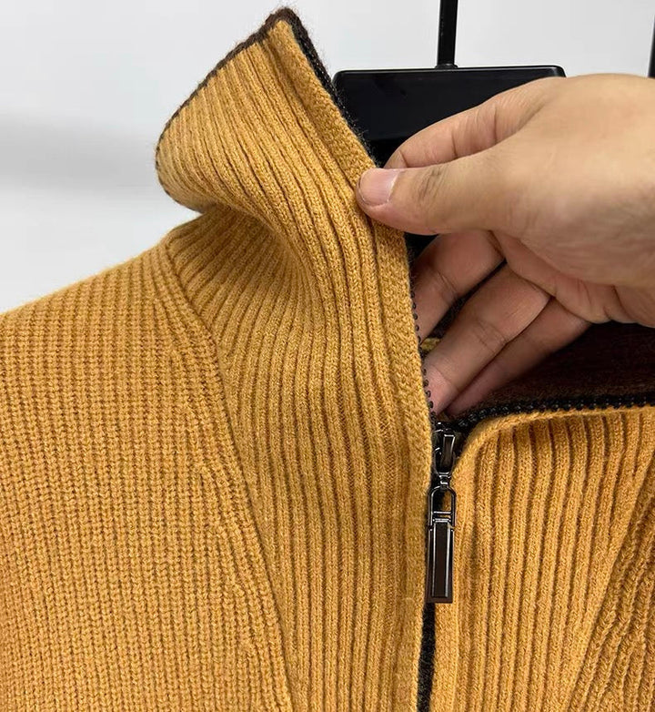 Phillip | Turtleneck Sweater with Ribbed Texture