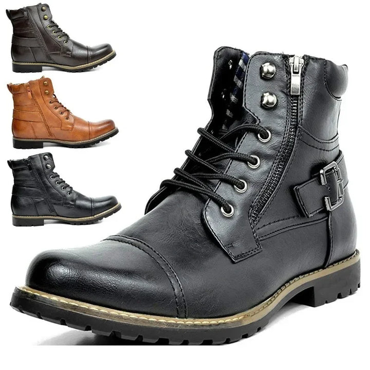 Oliver | Leather Boots with Laces