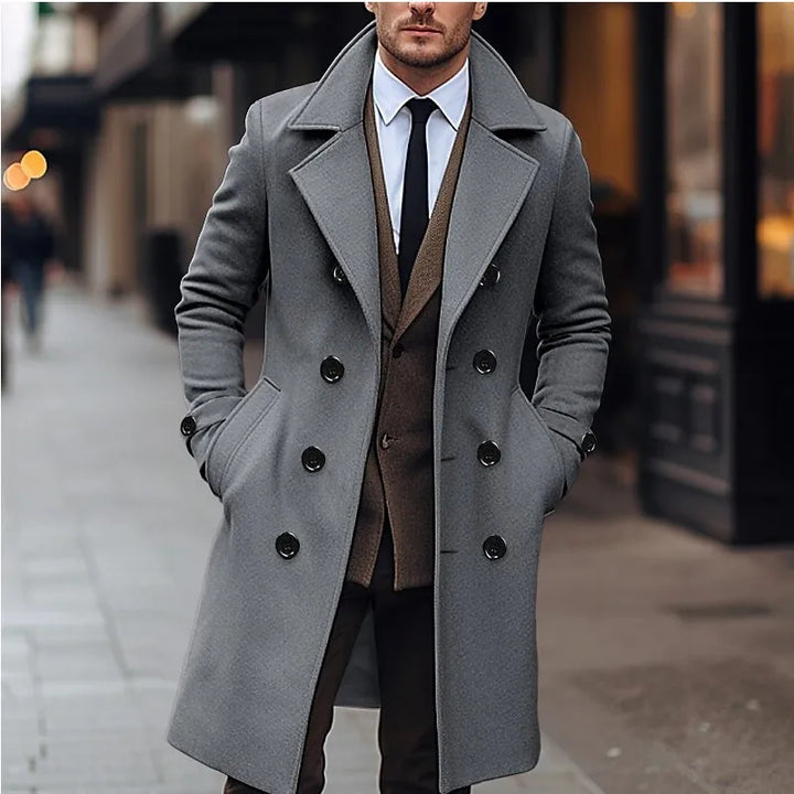 Adam | Prestige Double-Breasted Wool Coat