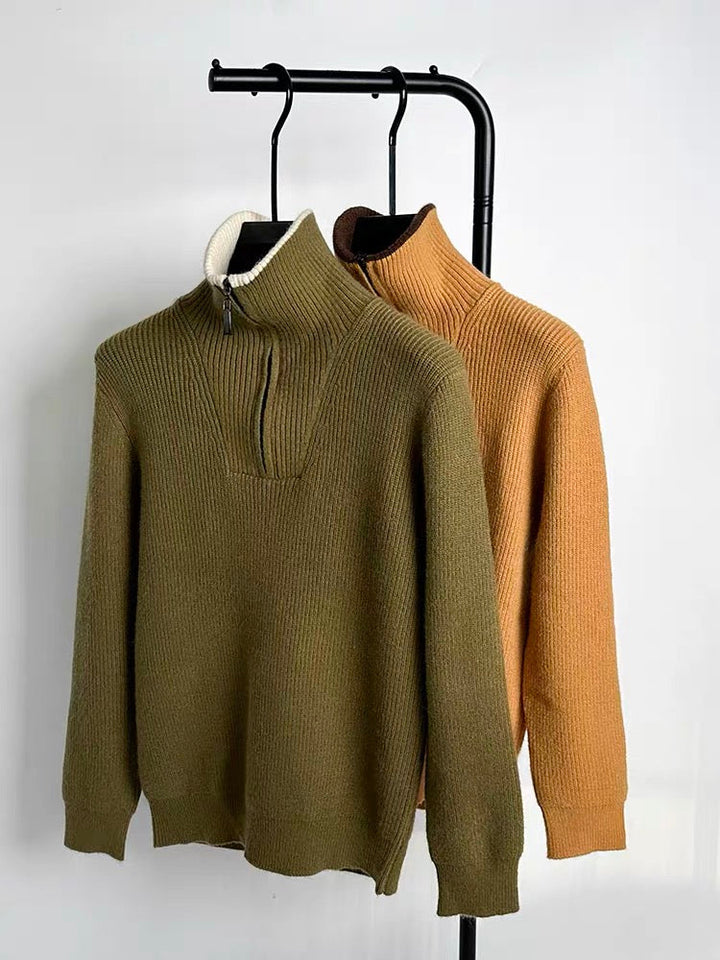 Phillip | Turtleneck Sweater with Ribbed Texture