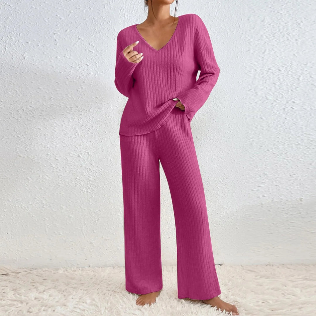 Caroline | Style & Comfort Knitted Set Tops + Pants