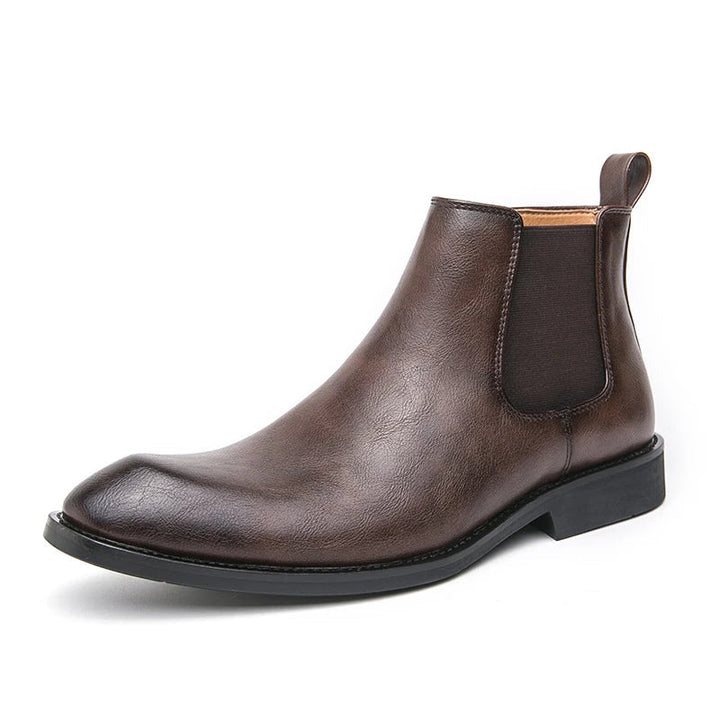 Chace | Leather Boots with Zipper