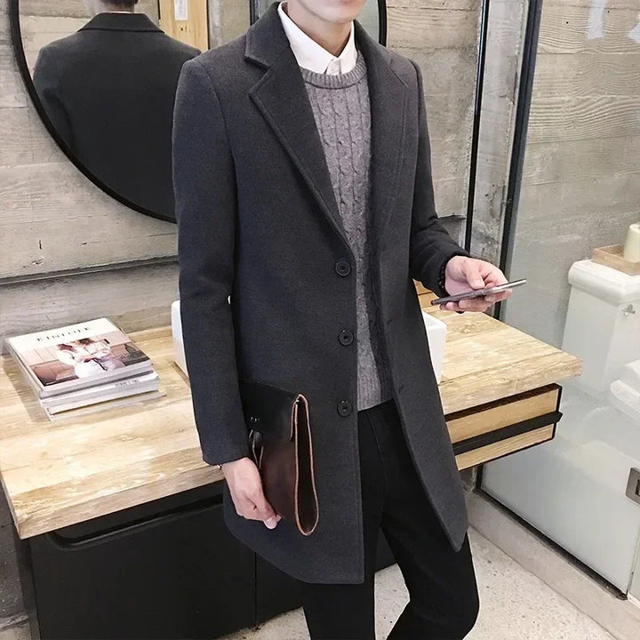 Jose | Classic Wool Blend Overcoat