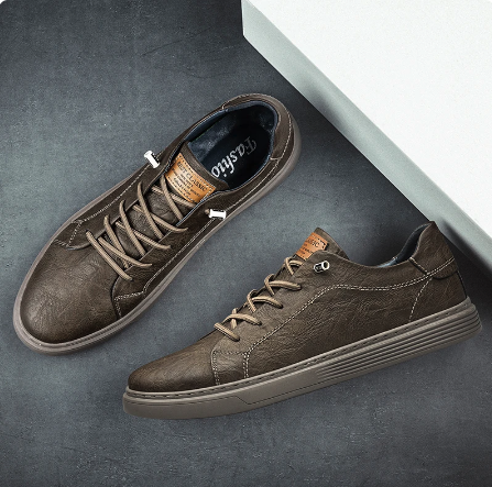 Mathew | Elegant Leather Sneakers