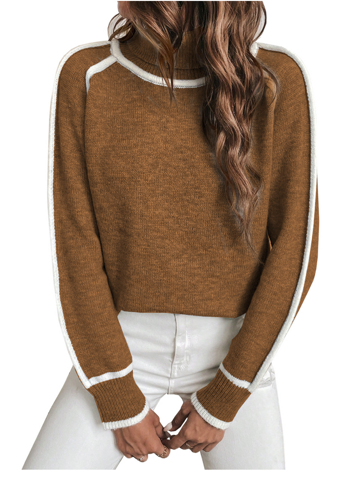 Jade | Soft Sweater with High Collar