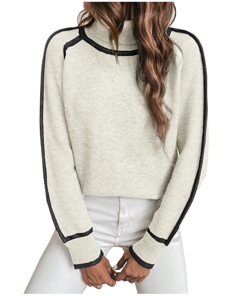 Jade | Soft Sweater with High Collar