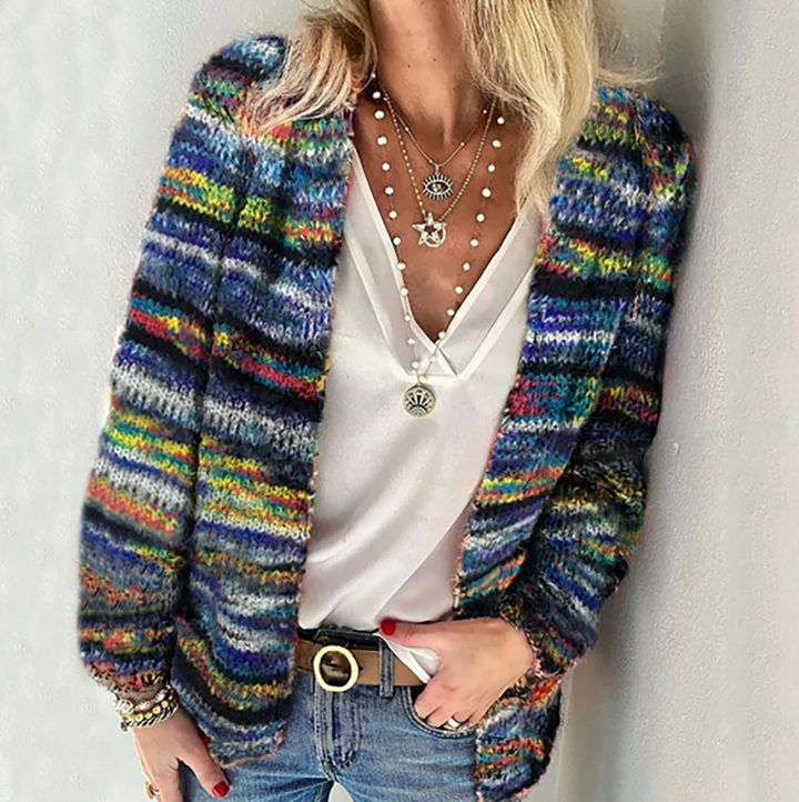 Joy | Striped Knit Cardigan