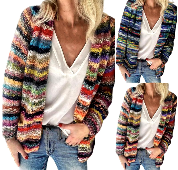 Sandra | Sierra Colorful Knitted Cardigan