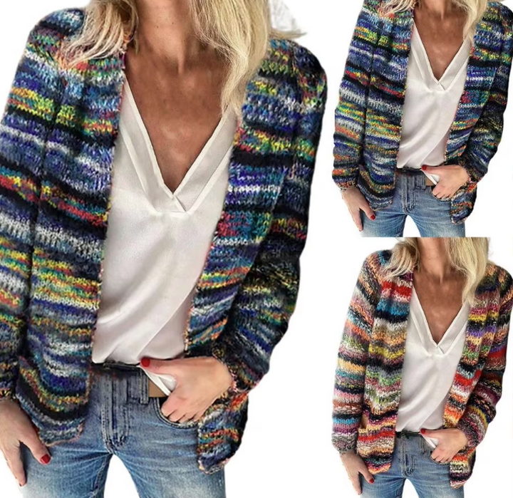 Sandra | Sierra Colorful Knitted Cardigan