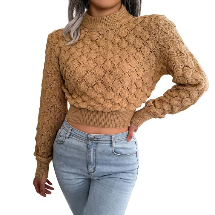 Susan | Solid Color Cropped Sweater