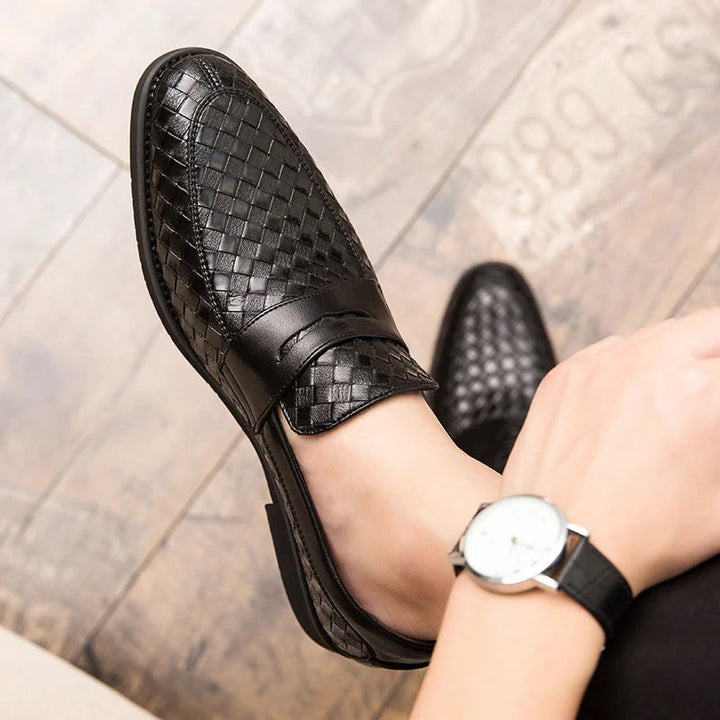 Tyler | Classic Woven Loafers Shoes