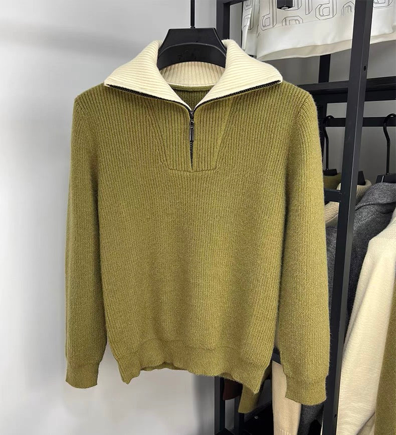 Phillip | Turtleneck Sweater with Ribbed Texture