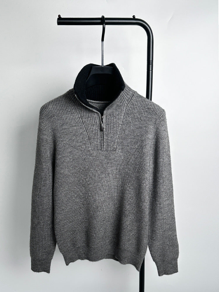 Phillip | Turtleneck Sweater with Ribbed Texture