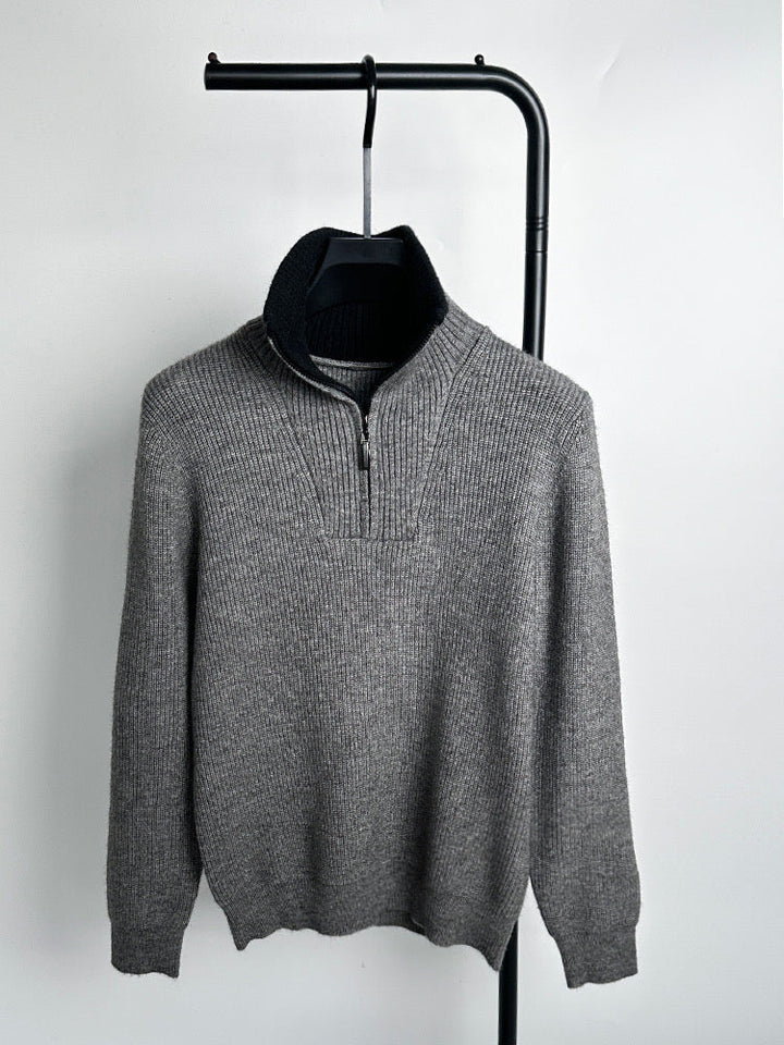 Phillip | Turtleneck Sweater with Ribbed Texture