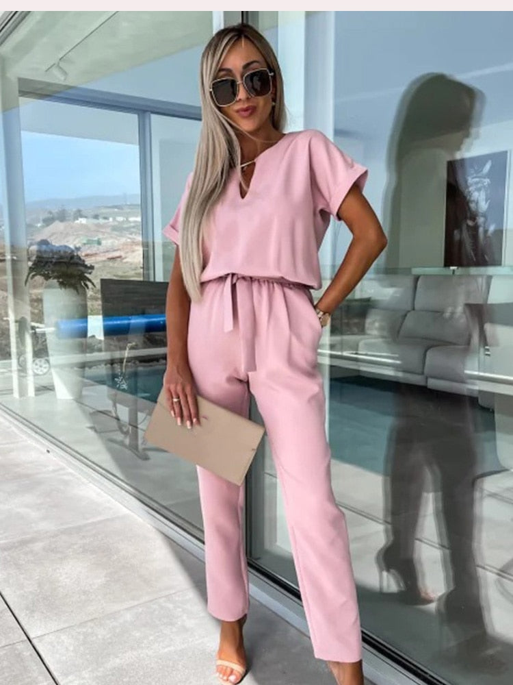 Denise | Elegant Jumpsuit Tops+Pants