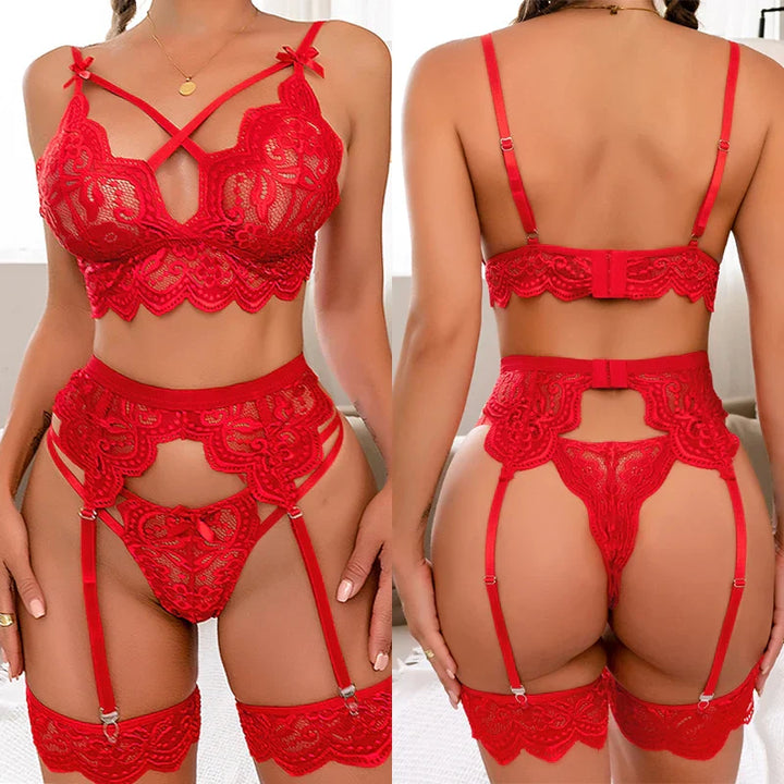 Eliana | 3-Piece French Lingerie Set