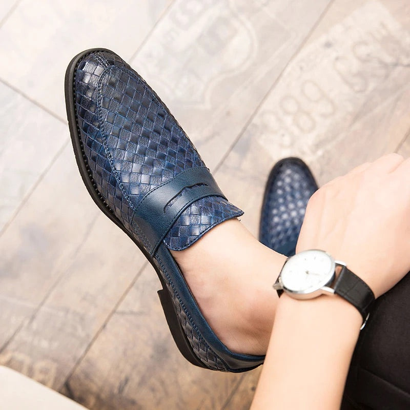 Tyler | Classic Woven Loafers Shoes