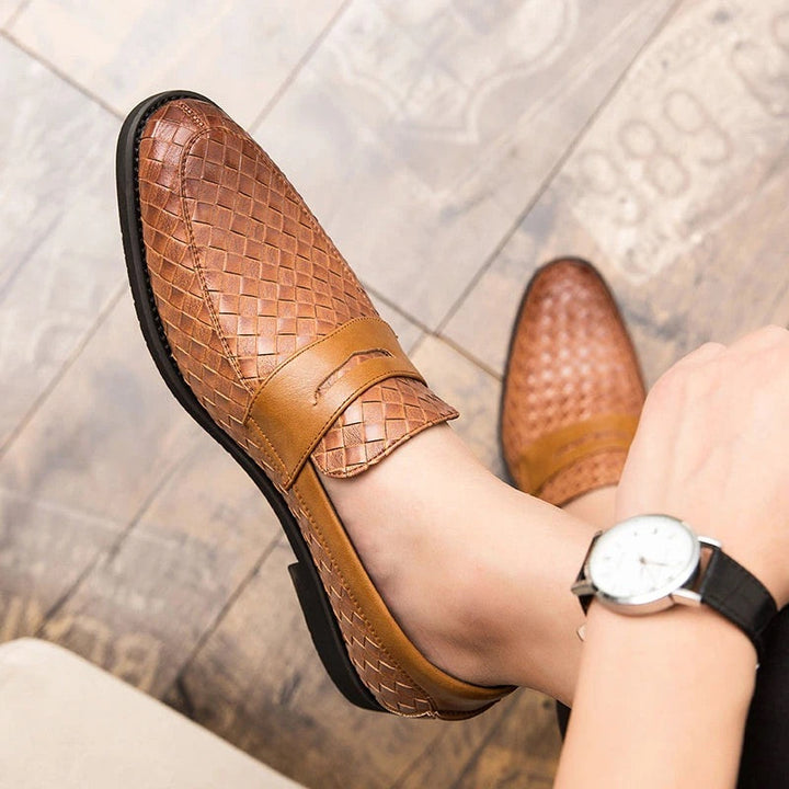 Tyler | Classic Woven Loafers Shoes