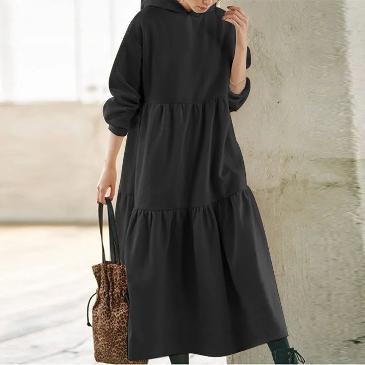 Nakisha | Long Sleeved Hoodie Dress