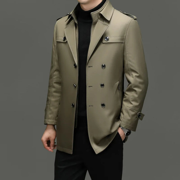 Patrick | Elegant Double-Breasted Overcoat