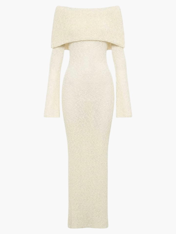 Maria | Ribbed Bouclé Dress