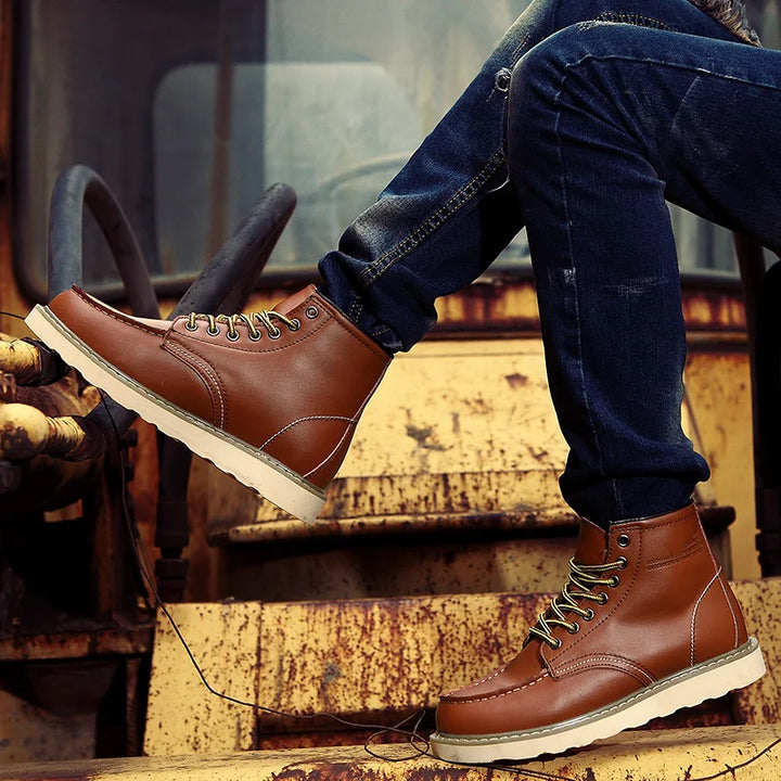 Dustin | Winter Leather Boots