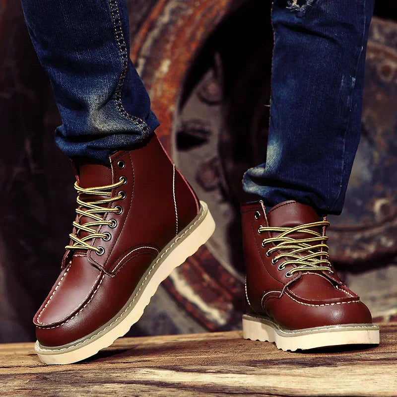 Dustin | Winter Leather Boots