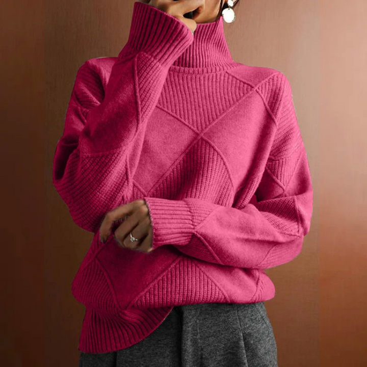 Hannah | Soft Knitted Turtleneck Sweater