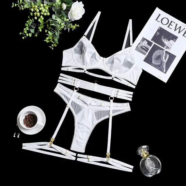 Paisley | 3-Piece French Lingerie Set