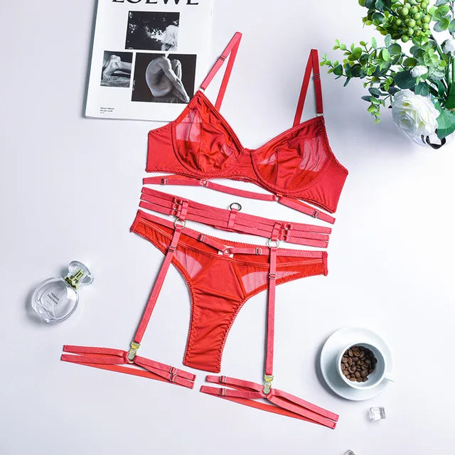 Paisley | 3-Piece French Lingerie Set