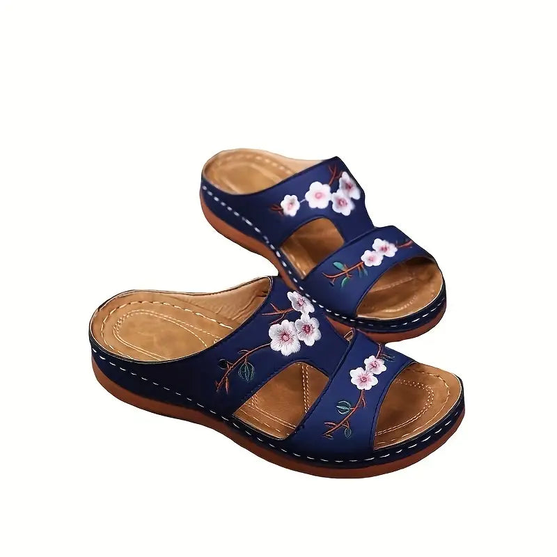 Anne | Embroided Orthopedic Sandals