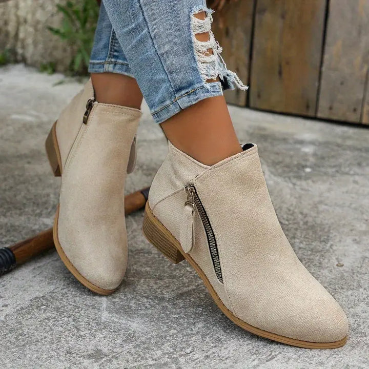 Adriana | Suede Ankle Boots