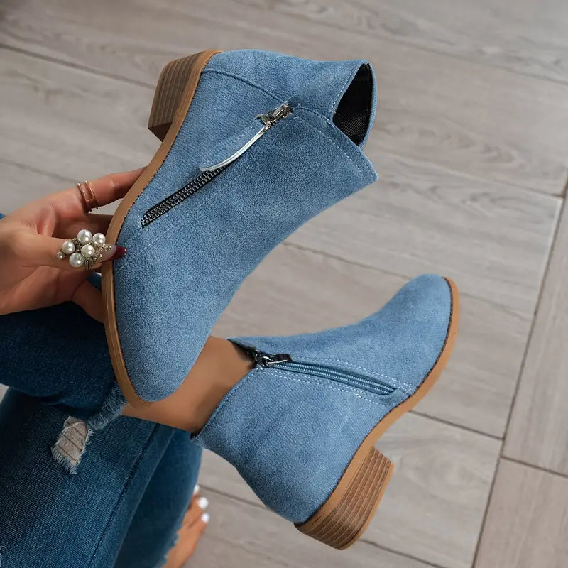 Adriana | Suede Ankle Boots