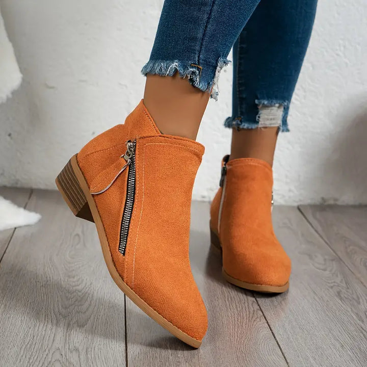 Adriana | Suede Ankle Boots