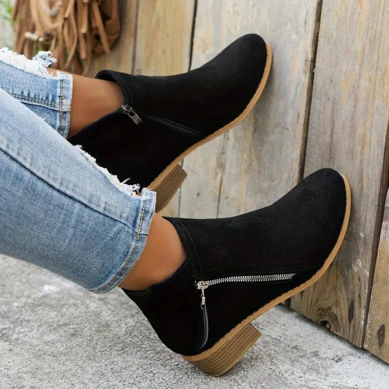 Adriana | Suede Ankle Boots