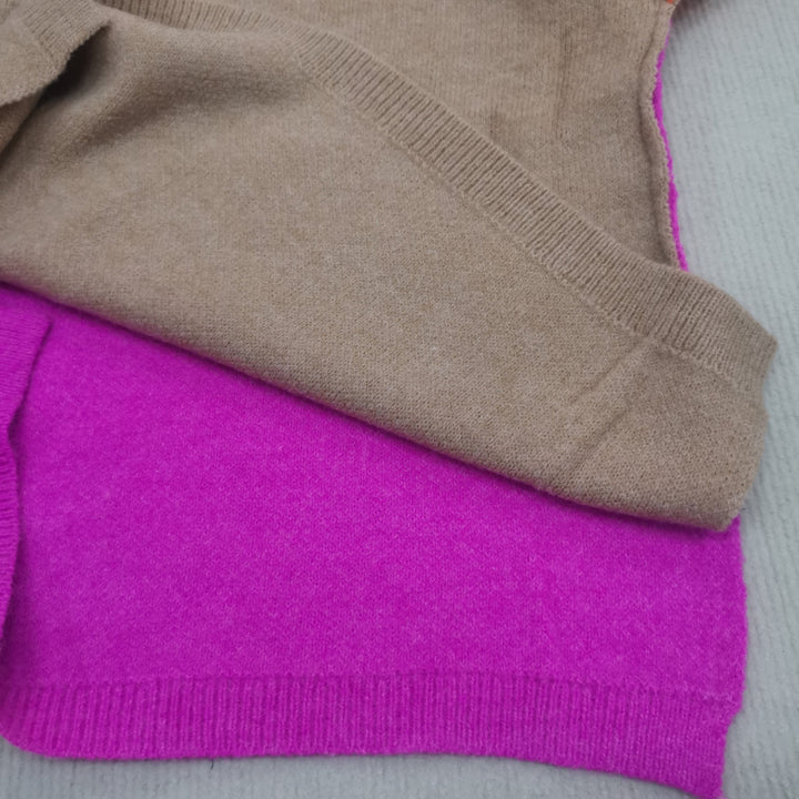 Nica | Elegant Color Block Sweater