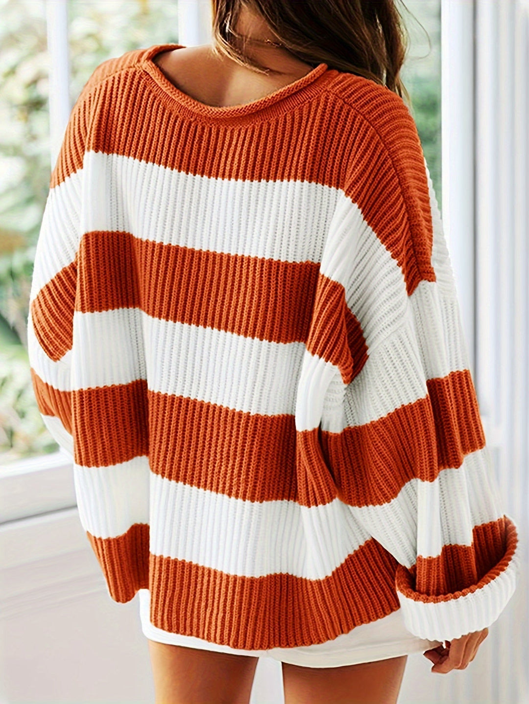 Mathilda | Striped Crew Neck Sweater