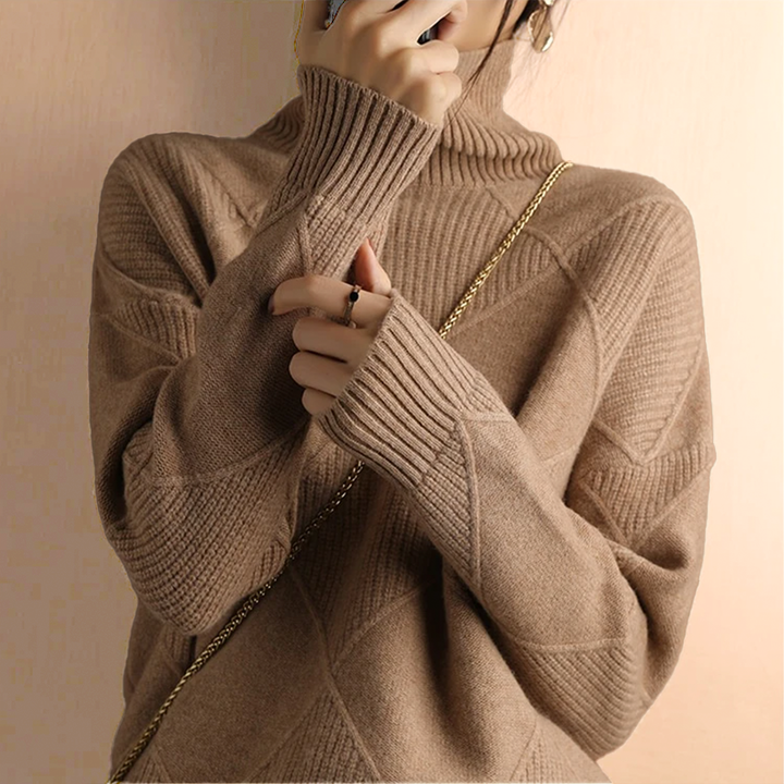 Hannah | Soft Knitted Turtleneck Sweater